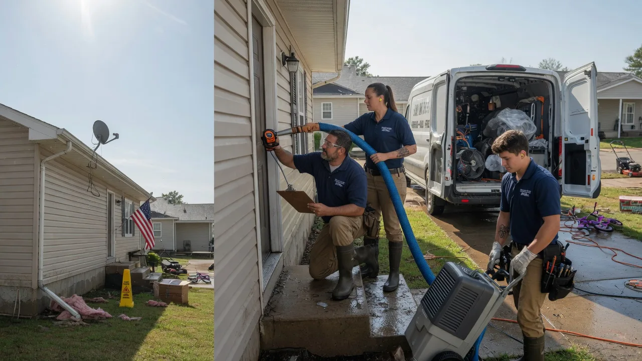 Ceiling Water Damage Restoration in Stockwell, IN near me